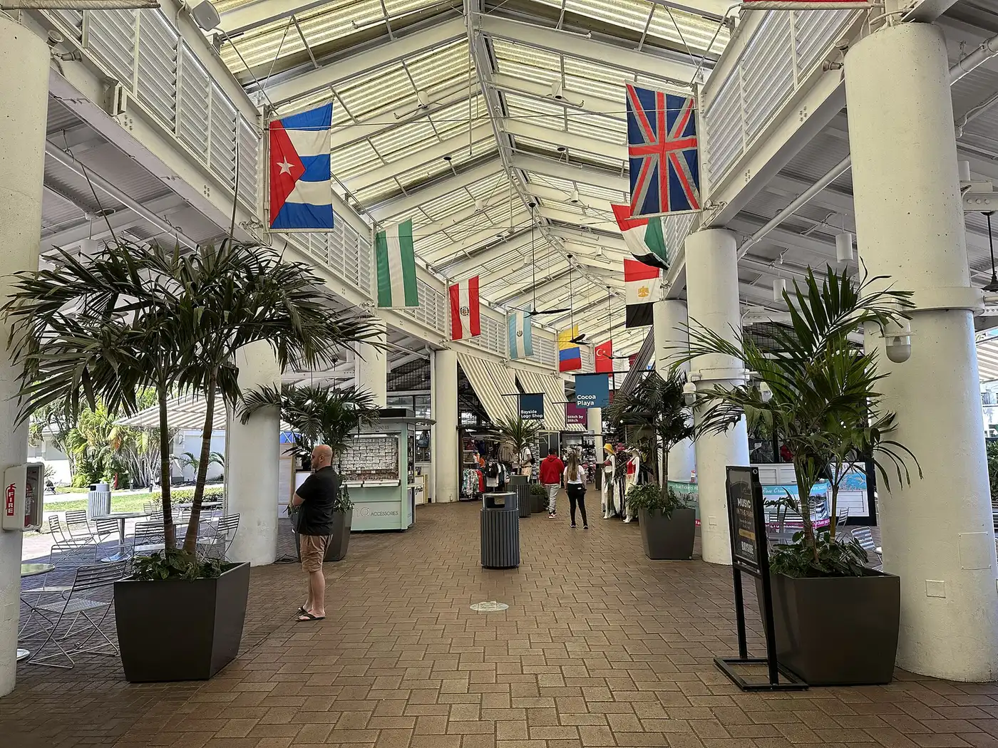 Bayside Marketplace on Biscayne Bay in downtown Miami.