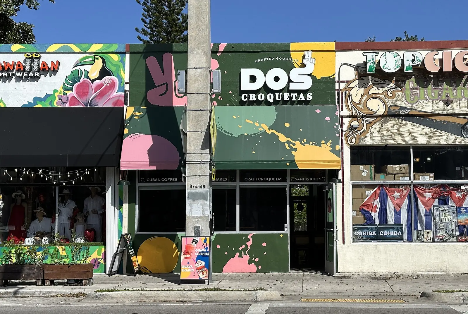 A cafe on Calle Ocho in Little Havana