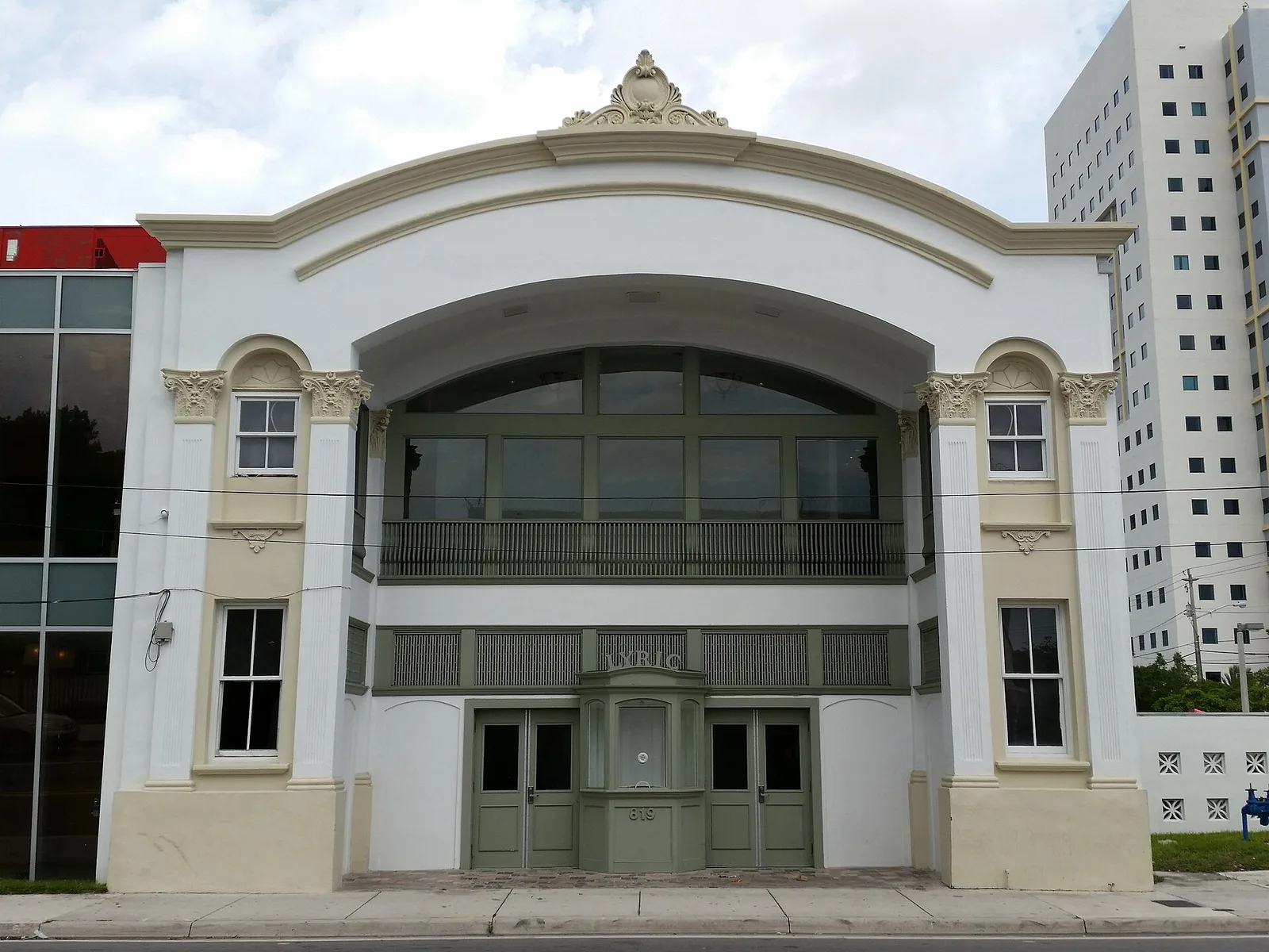 The Historic Lyric Theater at 819 NW Second Ave. in Overtown, Miami.