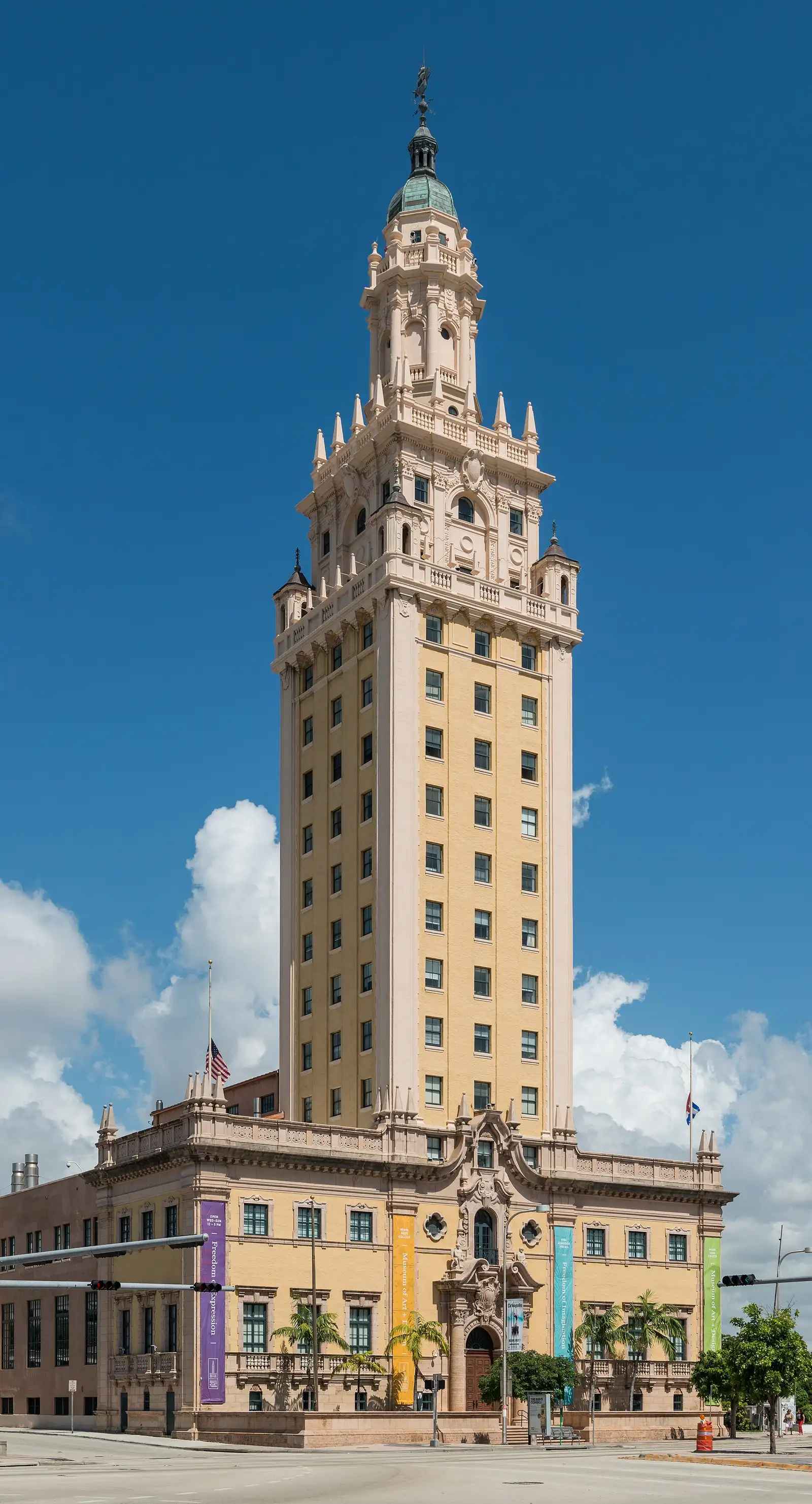 The Freedom Tower on Biscayne Boulevard in downtown Miami.