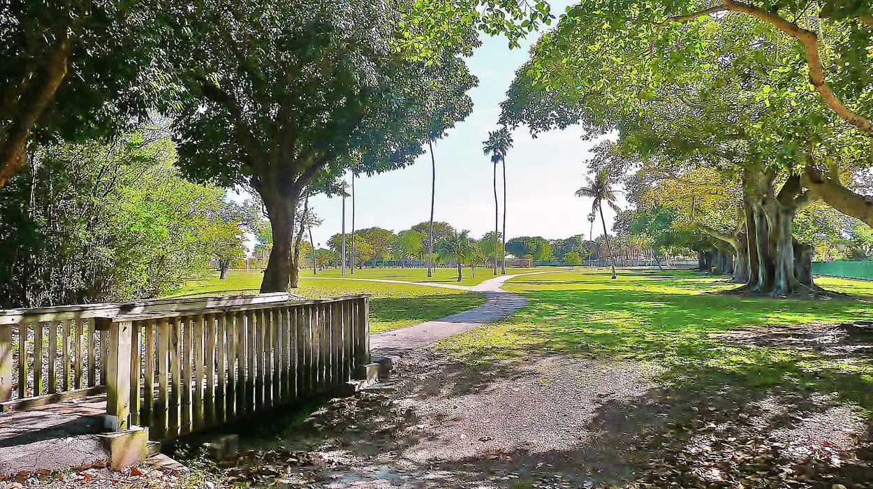 Morningside Park on Biscayne Bay in Miami's Upper Eastside, one of the city's summer camp sites.
