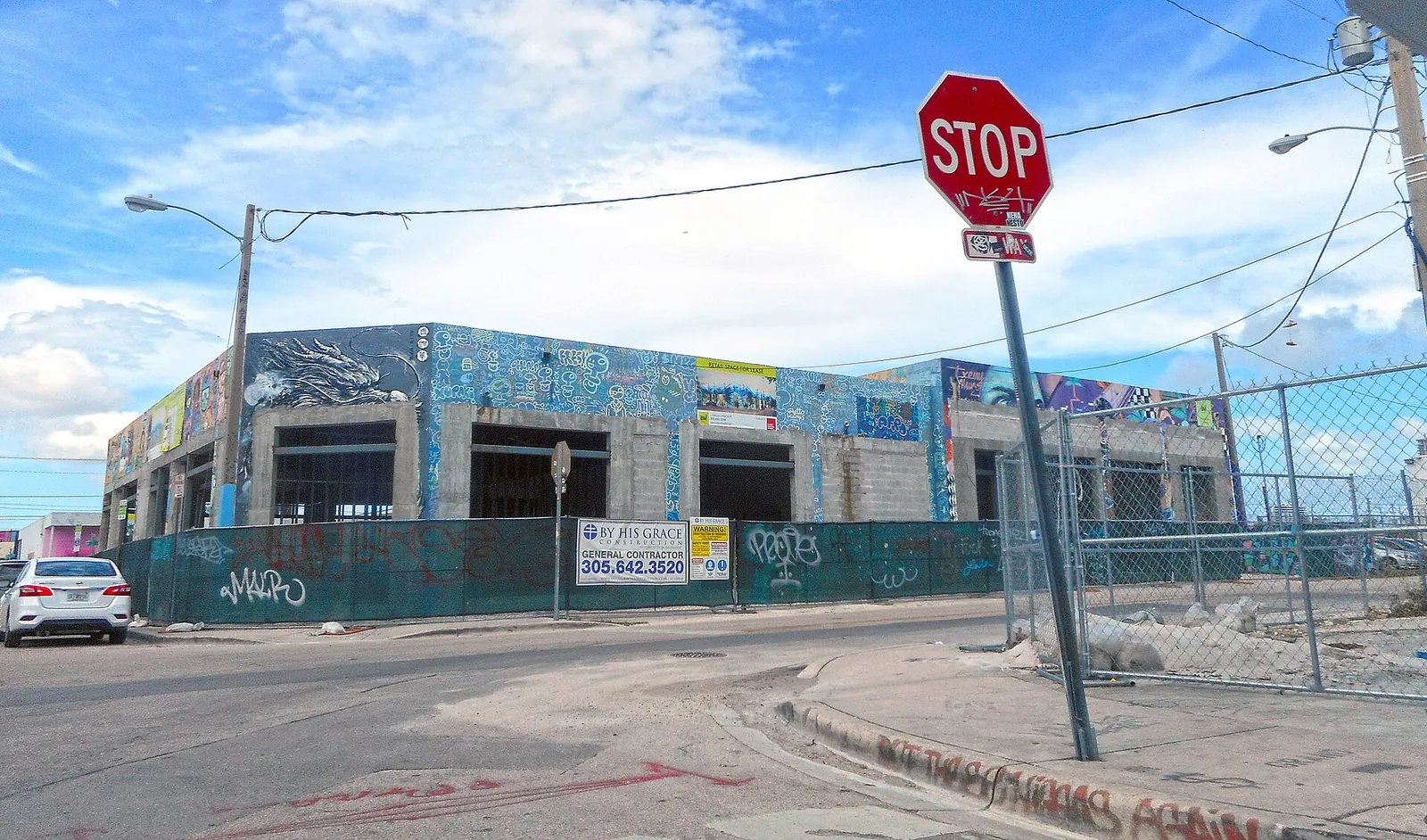 Painted walls in the Wynwood Arts District