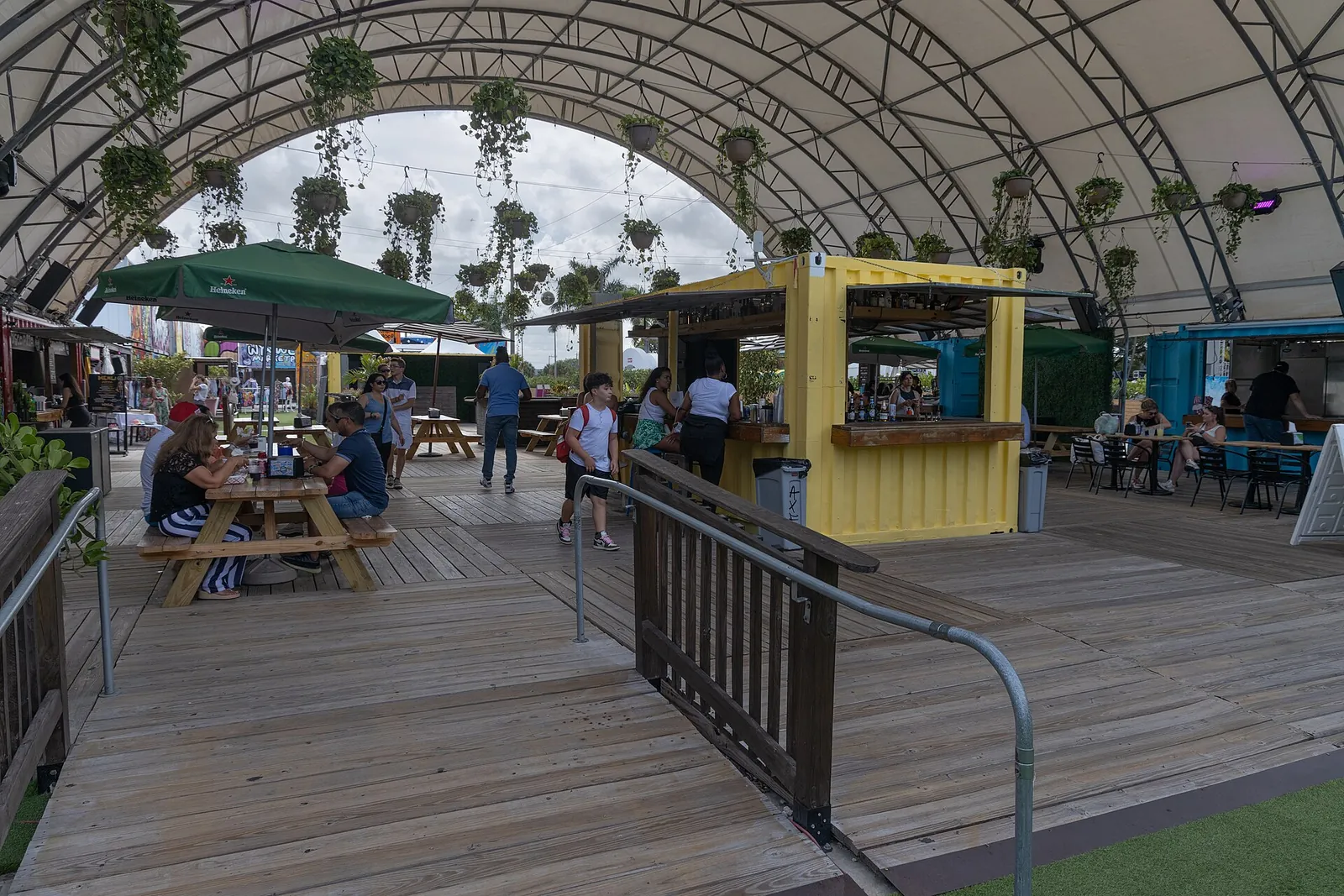 The Wynwood Marketplace in Miami's Wynwood district