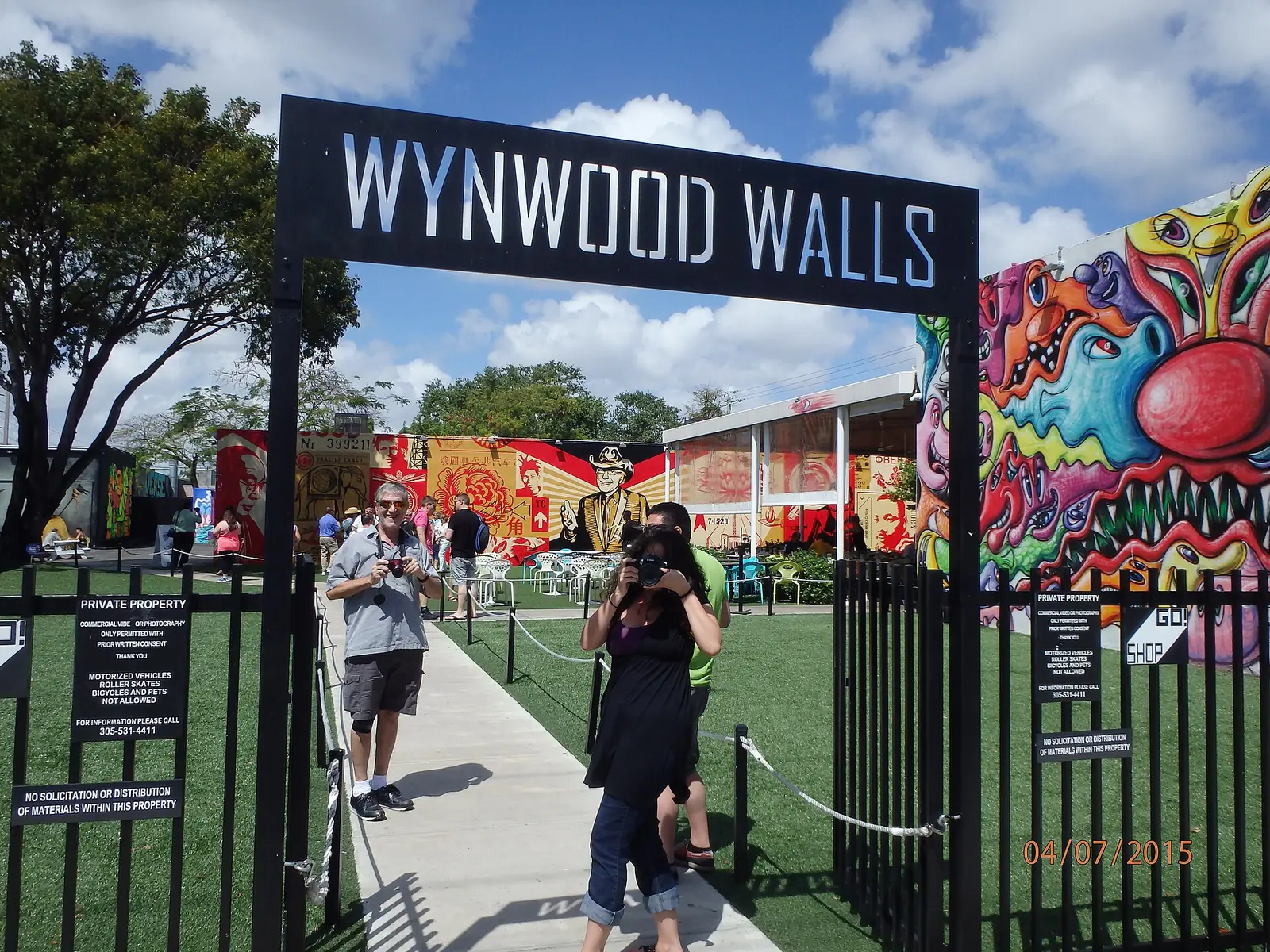 Murals at the Wynwood Walls in Wynwood